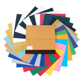 Heat Transfer Vinyl, 30 Pack, 12 x 12 in, Assorted Colors HTV Iron on Vinyl Bundle, Easy to Cut and Weed, with Accessories