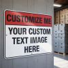 CIFbuy Custom Metal Signs Outdoor Business Home Office Fade Resistant Corrosion Resistant(TikTok, temu pick-up service)