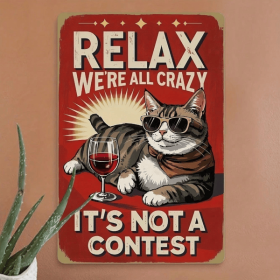 CIFbuy 8x12 Inch ( 20.3x30.5cm ) Vintage Retro Aluminum Sign for Bar Kitchen Office (TikTok, temu pick-up service)