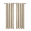 50inch*84inch Beige luxurious woolen curtains, sound-absorbing buckle curtains, high-end, heavyweight, soundproofing, and elegant home decor