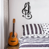 CIFbuy Vintage Black Electric Guitar Wall Art Gothic Grunge Decor Music Studio Bedroom Wall Hanging Rock Punk Unique Gift(TikTok