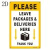 CIFbuy Vintage Package Delivery Metal Sign With Arrow Box Icon Wall Plaque For Home Holiday (TikTok, temu pick-up service)