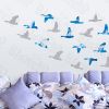 Flying Swallow - Wall Decals Stickers Appliques Home Decor