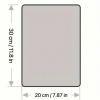 CIFbuy Customized Home Address Sign Metal 12 x 8 Inches Brushed Silver House Number Plaque(TikTok, temu pick-up service)