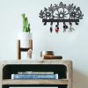 CIFbuy Metal Baked Paint Floral Design Wall Hooks Decorative Flower Key Holder (TikTok, temu pickup)