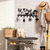CIFbuy Vintage Cartoon Puppy Wall Decoration iron Waterproof Removable Pet Theme Home Accent(TikTok, temu pick-up service)