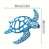 CIFbuy Elegant Metal Sea Turtle Ornament - Unique and Stylish Coastal Decor. As a Beach Theme Wall Art for Kitchen, Bathroom, and Living Room