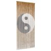 Insect Door Curtain Multicolor 78.74 x 35.43 in Bamboo