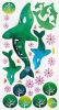 Swimming Dolphins - Wall Decals Stickers Appliques Home Decor