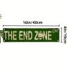 CIFbuy Vintage Industrial Aluminum Metal Sign Terminal Zone Wall Decor Home Bar Cafe Garage Outdoor (TikTok, temu pick-up service)