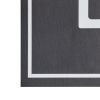 20" x 59" Laundry Indoor Runner Rug, Black