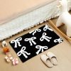 Bow Coquette Cute Bath Mat (20 X 32 Inch) – Non-Slip Absorbent Bathroom Rug For Vanity, Shower