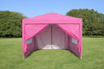 Outdoor 10x 10Ft Pop Up Gazebo Canopy Tent Removable Sidewall with Zipper,2pcs Sidewall with Windows,with 4pcs Weight sand bag