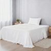 4pcs ultra-soft 85g sheet and pillowcase set, soft solid color, machine washable, suitable for all seasons, Christmas comfortable bedding set