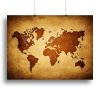 old map of the world Canvas Print or Poster
