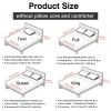 4pcs ultra-soft 85g brushed printed sheets and pillowcases, machine washable, suitable for all seasons