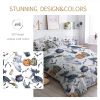 8pcs Halloween Comforter Set, Witch Pattern Bed In A Bag Bedding With Comforter Sheet Sham - 1 Comforter, 2 Pillow Shams, 1 Flat Sheet, 1 Fitted Sheet