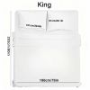 4pcs ultra-soft 85g sheet and pillowcase set, soft solid color, machine washable, suitable for all seasons, Christmas comfortable bedding set