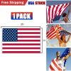 2X3FT 60*90cm American Flag US USA Flag Nylon Flag Star Stripe Brass Grommets